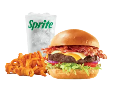 Big Cheesy Bacon Burger Meal