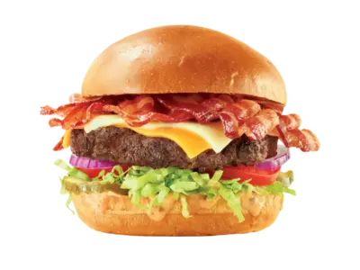 Big Cheesy Bacon Burger