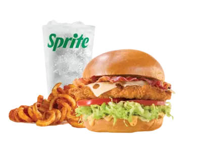 Chicken Bacon Swiss Sandwich Meal
