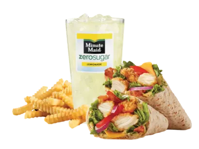 Crispy Chicken Club Wrap Meal