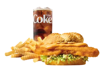 Fish 'N Cheddar Sandwich Meal