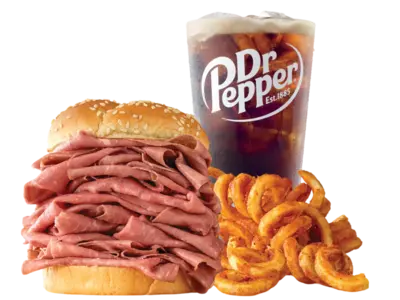 Half Pound Roast Beef Meal